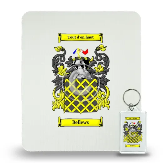 Bellews Mouse Pad and Keychain Combo Package