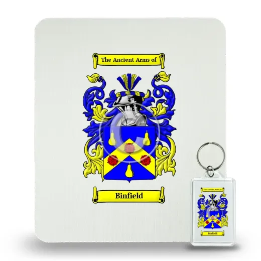 Binfield Mouse Pad and Keychain Combo Package
