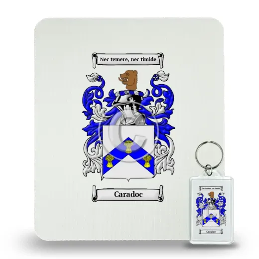 Caradoc Mouse Pad and Keychain Combo Package