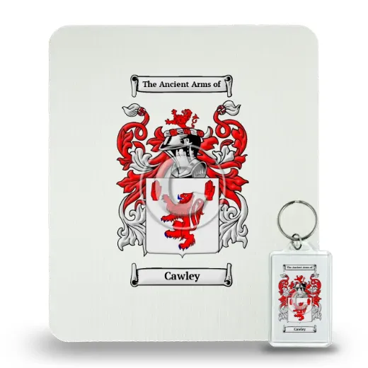 Cawley Mouse Pad and Keychain Combo Package