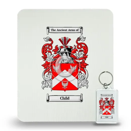 Child Mouse Pad and Keychain Combo Package