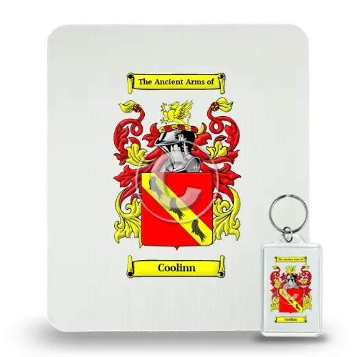 Coolinn Mouse Pad and Keychain Combo Package