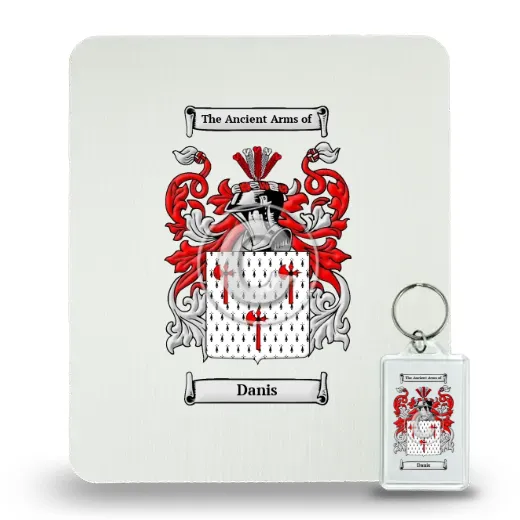 Danis Mouse Pad and Keychain Combo Package