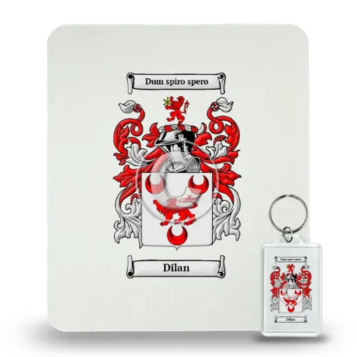 Dilan Mouse Pad and Keychain Combo Package