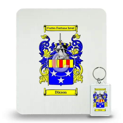 Dixson Mouse Pad and Keychain Combo Package