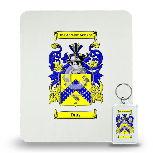 Dray Mouse Pad and Keychain Combo Package