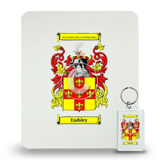 Endsley Mouse Pad and Keychain Combo Package