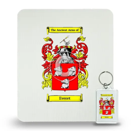 Everet Mouse Pad and Keychain Combo Package