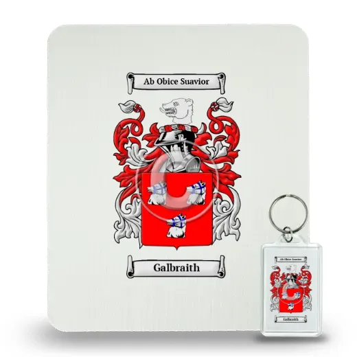 Galbraith Mouse Pad and Keychain Combo Package