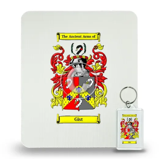 Gist Mouse Pad and Keychain Combo Package