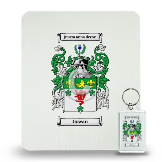 Gowan Mouse Pad and Keychain Combo Package