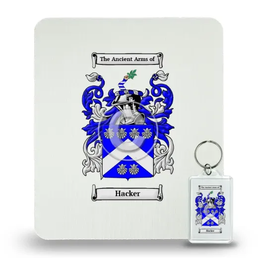 Hacker Mouse Pad and Keychain Combo Package