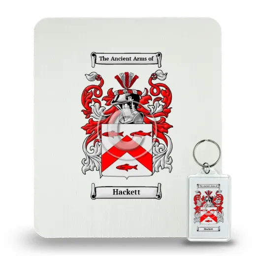 Hackett Mouse Pad and Keychain Combo Package