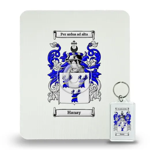 Hanay Mouse Pad and Keychain Combo Package