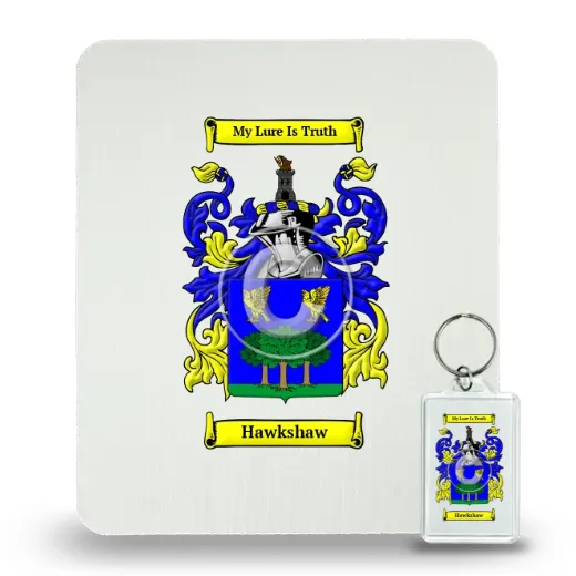 Hawkshaw Mouse Pad and Keychain Combo Package