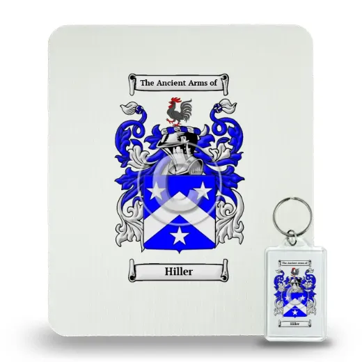 Hiller Mouse Pad and Keychain Combo Package