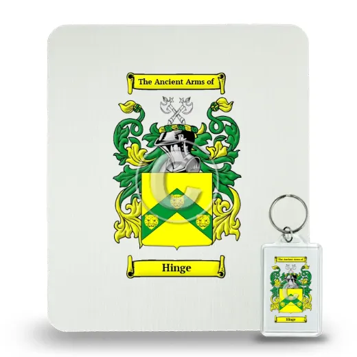 Hinge Mouse Pad and Keychain Combo Package