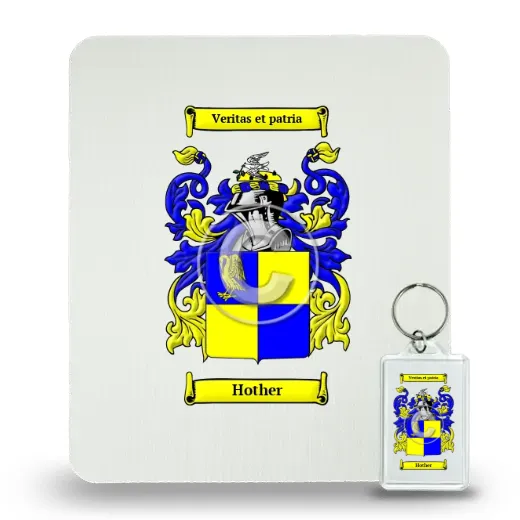 Hother Mouse Pad and Keychain Combo Package