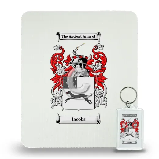 Jacobs Mouse Pad and Keychain Combo Package