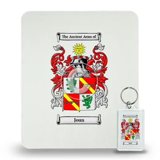 Joun Mouse Pad and Keychain Combo Package