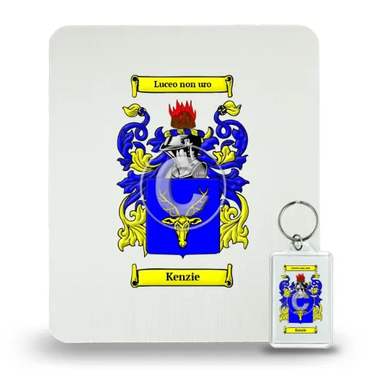 Kenzie Mouse Pad and Keychain Combo Package