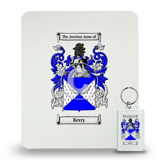 Kerry Mouse Pad and Keychain Combo Package