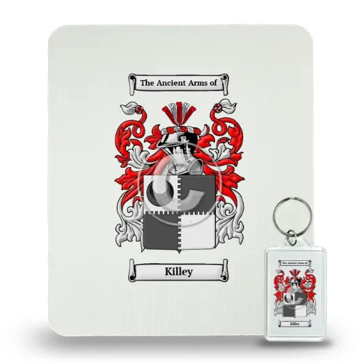 Killey Mouse Pad and Keychain Combo Package