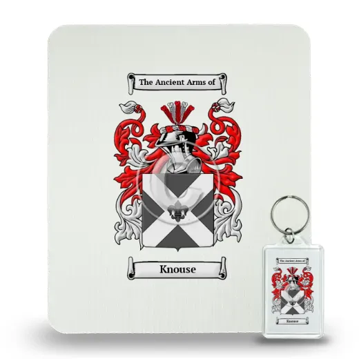 Knouse Mouse Pad and Keychain Combo Package