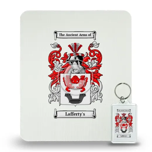 Lafferty's Mouse Pad and Keychain Combo Package