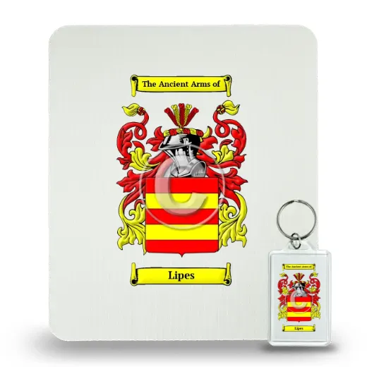Lipes Mouse Pad and Keychain Combo Package