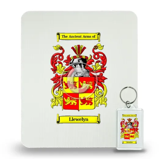 Llewelyn Mouse Pad and Keychain Combo Package