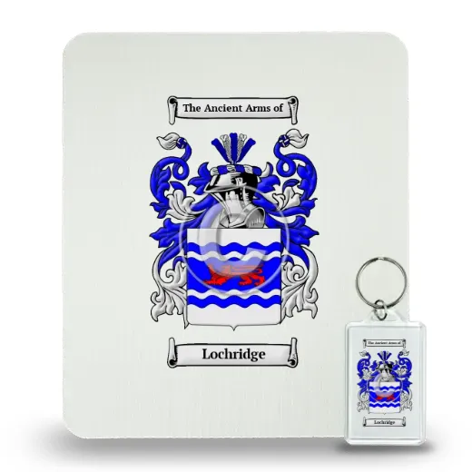 Lochridge Mouse Pad and Keychain Combo Package