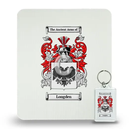 Longden Mouse Pad and Keychain Combo Package