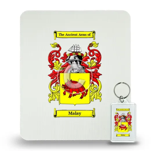 Malay Mouse Pad and Keychain Combo Package