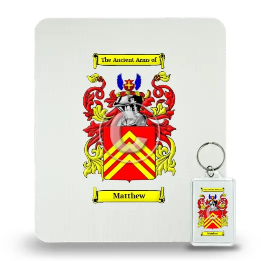 Matthew Mouse Pad and Keychain Combo Package