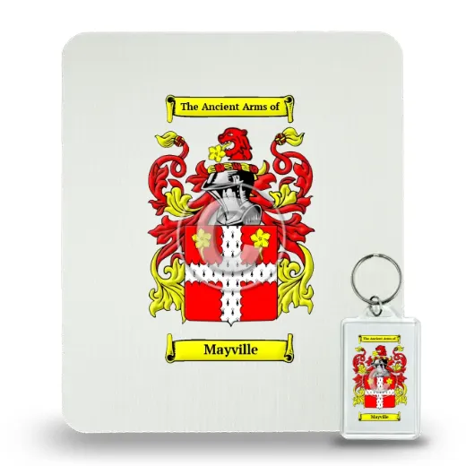 Mayville Mouse Pad and Keychain Combo Package