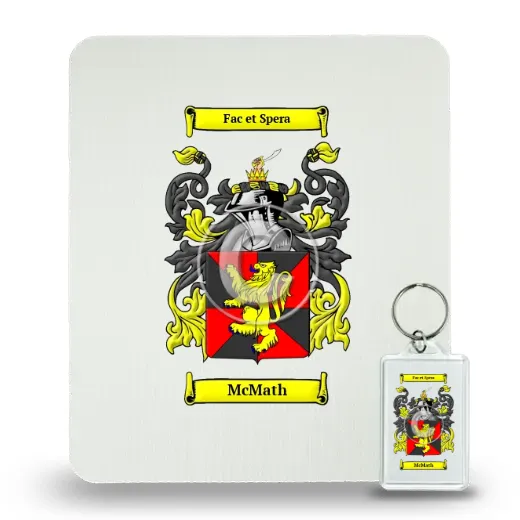 McMath Mouse Pad and Keychain Combo Package