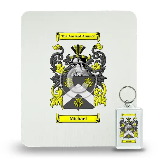 Michael Mouse Pad and Keychain Combo Package