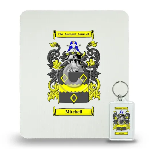 Mitchell Mouse Pad and Keychain Combo Package
