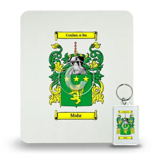 Mohr Mouse Pad and Keychain Combo Package