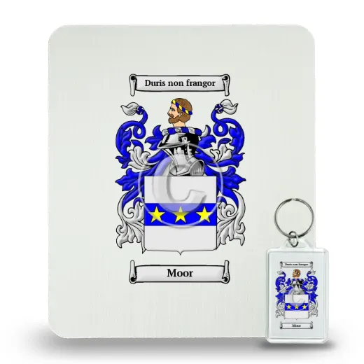 Moor Mouse Pad and Keychain Combo Package