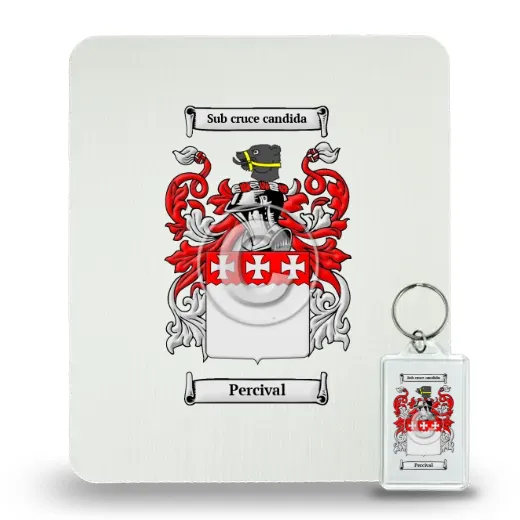 Percival Mouse Pad and Keychain Combo Package