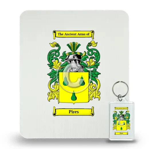 Pires Mouse Pad and Keychain Combo Package