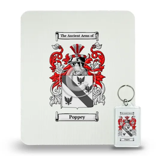 Poppey Mouse Pad and Keychain Combo Package