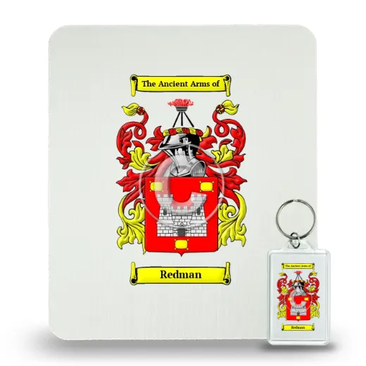 Redman Mouse Pad and Keychain Combo Package