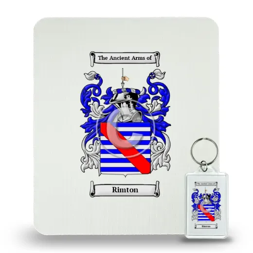 Rimton Mouse Pad and Keychain Combo Package