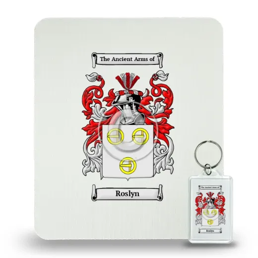 Roslyn Mouse Pad and Keychain Combo Package
