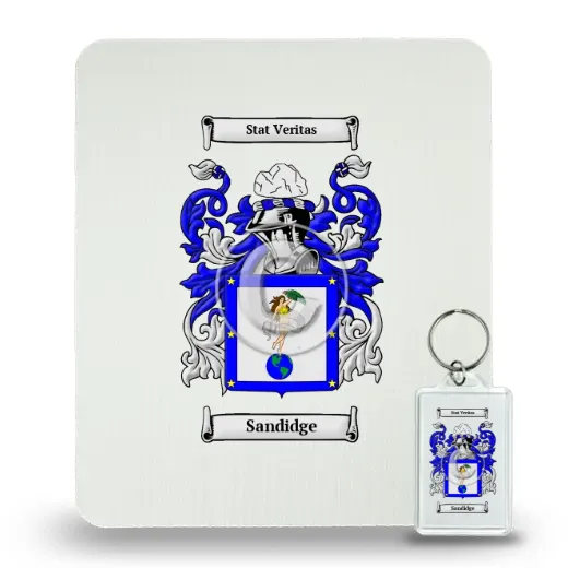 Sandidge Mouse Pad and Keychain Combo Package