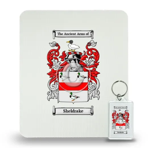 Sheldrake Mouse Pad and Keychain Combo Package
