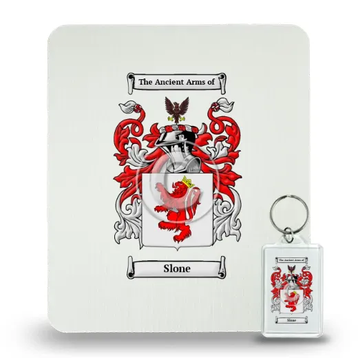 Slone Mouse Pad and Keychain Combo Package